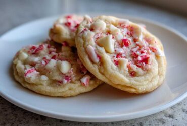 White Chocolate Peppermint Cookies