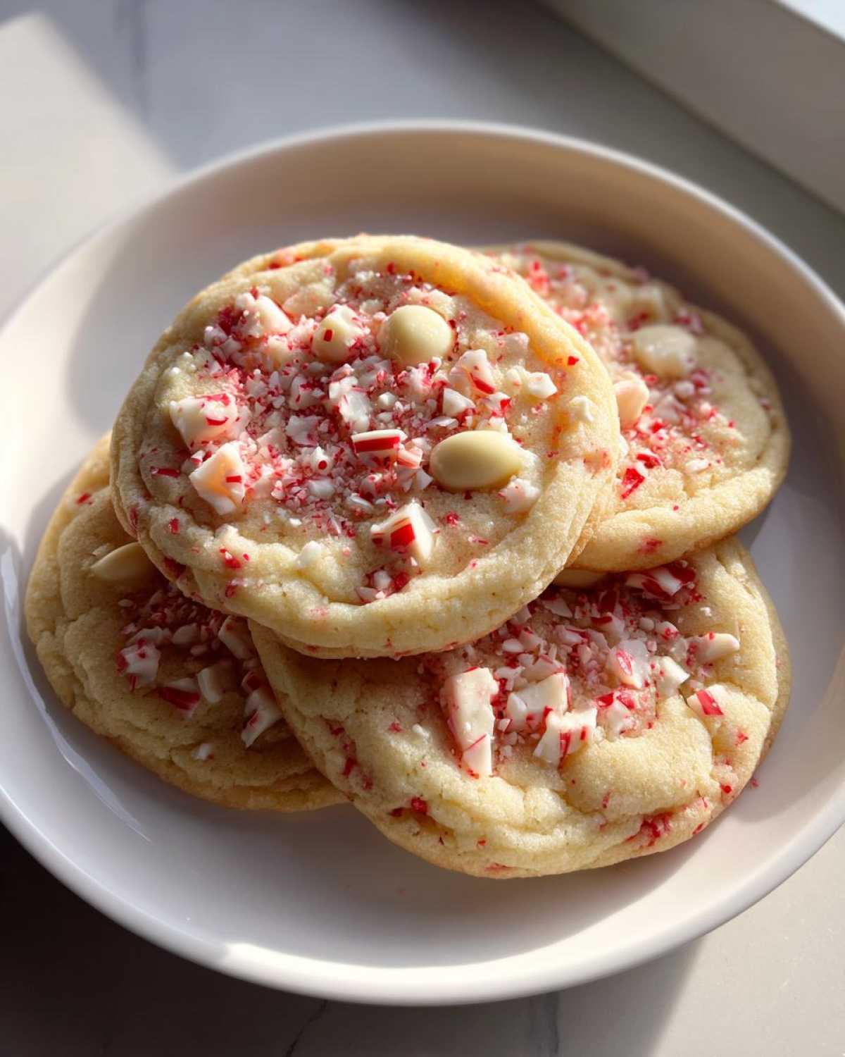 White Chocolate Peppermint Cookies - detail 4