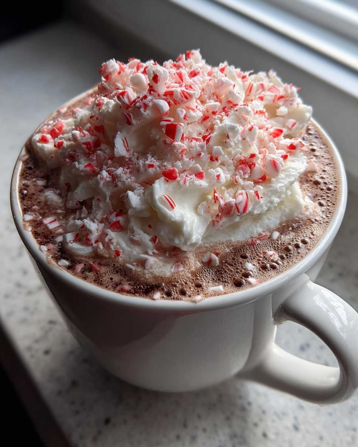 White Chocolate Peppermint Mocha - detail 2
